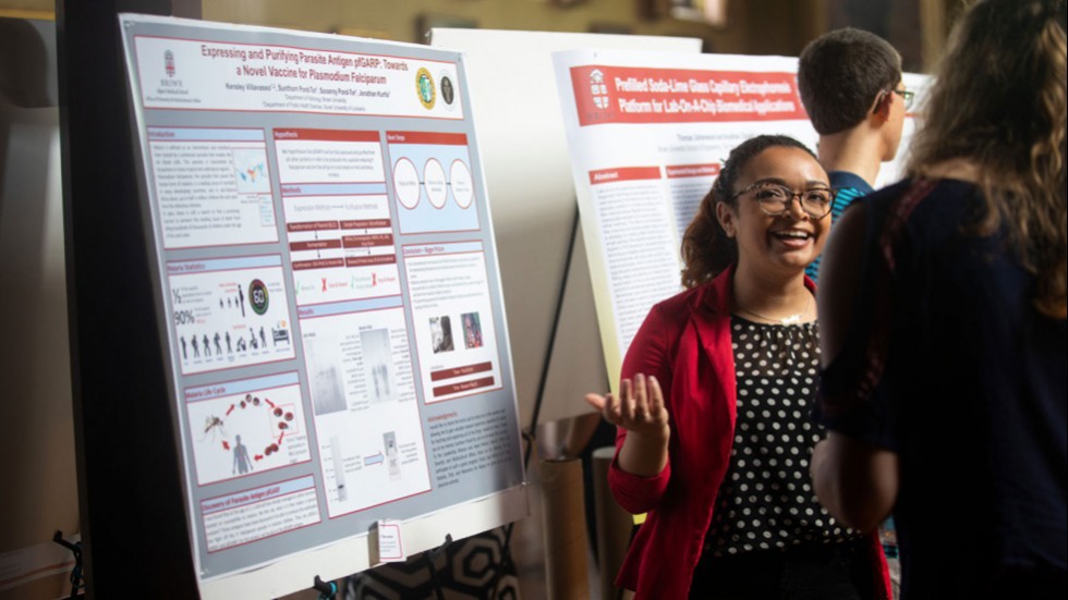 Students at the 2019 Summer Research Symposium